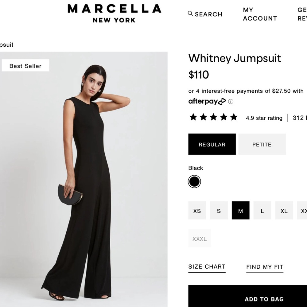 NWT Marcella Whitney Jumpsuit XSP